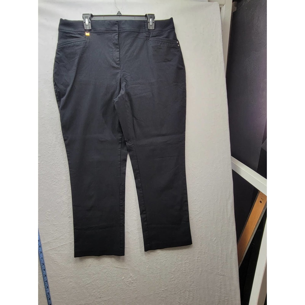 JM Collection Women's Classic Straight Leg Pants, Size 18P, NWOT